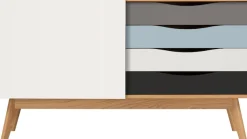 Woodman Sideboard »Hilla« Kommode im angesagten skandinavischen Look, Breite 130 cm, FSC®
