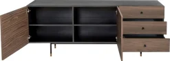 Woodman Sideboard »Jugend Kommode« mit Holzfurnier aus Eiche, Breite 180 cm, FSC®
