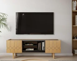 Woodman Sideboard »Porto« Kommode, dekorative Fräsungen, mit Eichenholzfurnier, Breite 175 cm