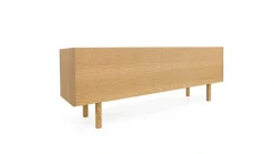 Woodman Sideboard »Porto« Kommode, dekorative Fräsungen, mit Eichenholzfurnier, Breite 175 cm
