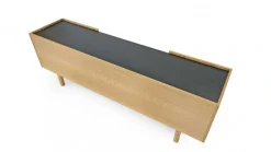 Woodman Sideboard »Porto« Kommode, dekorative Fräsungen, mit Eichenholzfurnier, Breite 175 cm