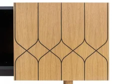 Woodman Sideboard »Porto« Kommode, dekorative Fräsungen, mit Eichenholzfurnier, Breite 175 cm