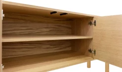 Woodman Sideboard »Shift« mit Echtholzfurnier aus Eiche, Breite189 cm, mit Push-to-Open, FSC®