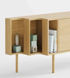 Woodman Sideboard »Shift« mit Echtholzfurnier aus Eiche, Breite189 cm, mit Push-to-Open, FSC®