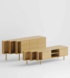 Woodman Sideboard »Shift« mit Echtholzfurnier aus Eiche, Breite189 cm, mit Push-to-Open, FSC®