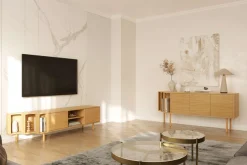 Woodman Sideboard »Shift« mit Echtholzfurnier aus Eiche, Breite189 cm, mit Push-to-Open, FSC®