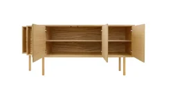 Woodman Sideboard »Shift« mit Echtholzfurnier aus Eiche, Breite189 cm, mit Push-to-Open, FSC®