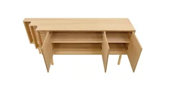 Woodman Sideboard »Shift« mit Echtholzfurnier aus Eiche, Breite189 cm, mit Push-to-Open, FSC®