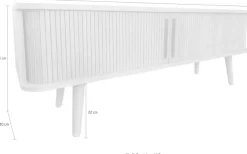 Woodman TV-Board »Rove« besonderes Design, in zwei Breiten, mit Eichenholzfurnier, FSC®