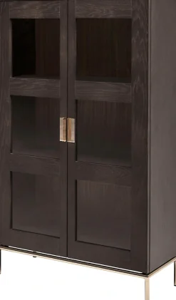 Woodman Vitrine »Parlan« mit zwei Glastüren und Soft-Close-Funktion, Breite 148 cm, FSC®