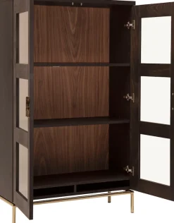 Woodman Vitrine »Parlan« mit zwei Glastüren und Soft-Close-Funktion, Breite 148 cm, FSC®