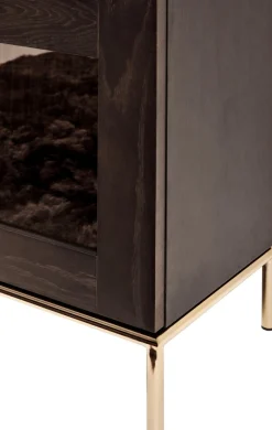 Woodman Vitrine »Parlan« mit zwei Glastüren und Soft-Close-Funktion, Breite 148 cm, FSC®