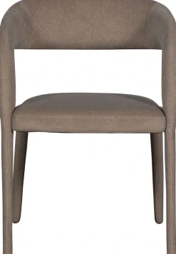 WOOOD Armlehnstuhl »Arms filzartige Optik Webstoff vollständig bezogen, H80 x B60 x T54 cm« () Tragkraft 120 kg, Maximale Verschleißfestigkeit, montiert geliefert