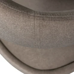WOOOD Armlehnstuhl »Arms filzartige Optik Webstoff vollständig bezogen, H80 x B60 x T54 cm« () Tragkraft 120 kg, Maximale Verschleißfestigkeit, montiert geliefert