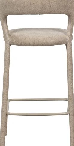 WOOOD Barhocker »Noble mit Fußstütze und vollständig gepolstertem B 48 x T 52 x H 95 cm« Gewebebezug, Belastbarkeit 150 kg, hohe Verschleißfestigkeit