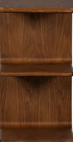 WOOOD Beistelltisch »Frey Plywood mit abgerundeten Ecken multifunktional H40 x B60 x T32 cm« Tragkraft 150 kg, auch seitlich aufstellbar, vollständig montiert