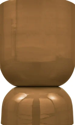 WOOOD Beistelltisch »Glanz Metall mit Hochglanz-Lackierung in spielerischer Form« H 47 x B 32 x D 32 cm, Tragkraft 25 kg,lebenslange Schutzlackierung