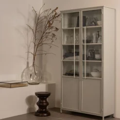 WOOOD Beistelltisch »Jonah recyceltes Mangoholz mit massivem Unterbau H 42 x B 30 x T 30 cm« Tragkraft 100 kg, sichtbare Maserung, fertig montiert geliefert