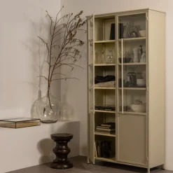 WOOOD Beistelltisch »Jonah recyceltes Mangoholz mit massivem Unterbau H 42 x B 30 x T 30 cm« Tragkraft 100 kg, sichtbare Maserung, fertig montiert geliefert