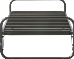 WOOOD Bettgestell »Lucy Metallrahmen pulverbeschichtet zusammenklappbar, 206 x 96 x 57 cm« Eingeklappt 30 cm hoch, Tragkraft 150 kg, Matratzenmaß 90x200 cm