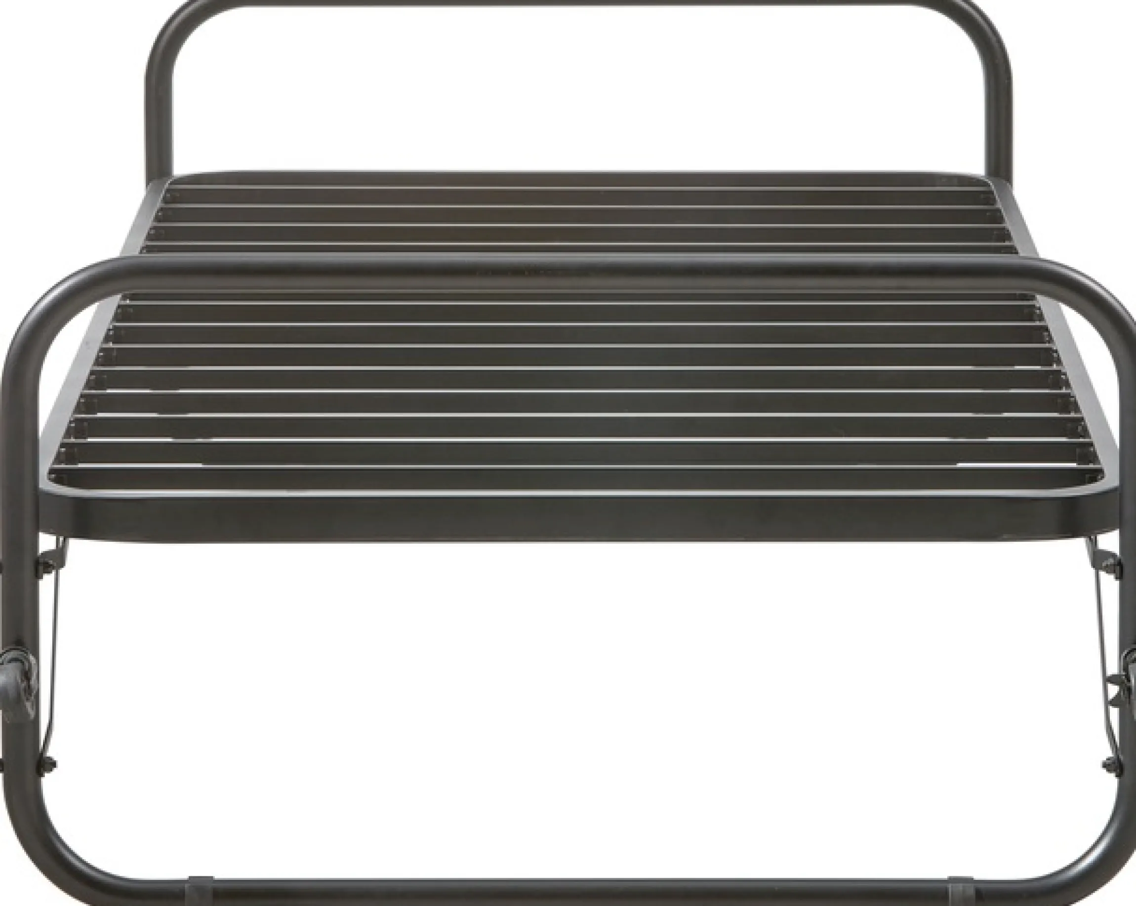 WOOOD Bettgestell »Lucy Metallrahmen pulverbeschichtet zusammenklappbar, 206 x 96 x 57 cm« Eingeklappt 30 cm hoch, Tragkraft 150 kg, Matratzenmaß 90x200 cm