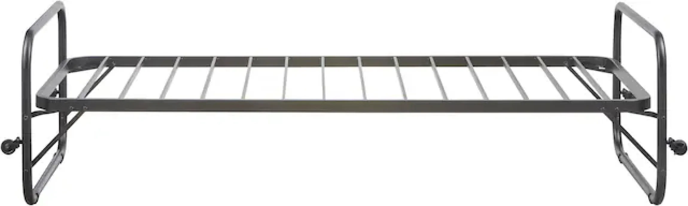 WOOOD Bettgestell »Lucy Metallrahmen pulverbeschichtet zusammenklappbar, 206 x 96 x 57 cm« Eingeklappt 30 cm hoch, Tragkraft 150 kg, Matratzenmaß 90x200 cm