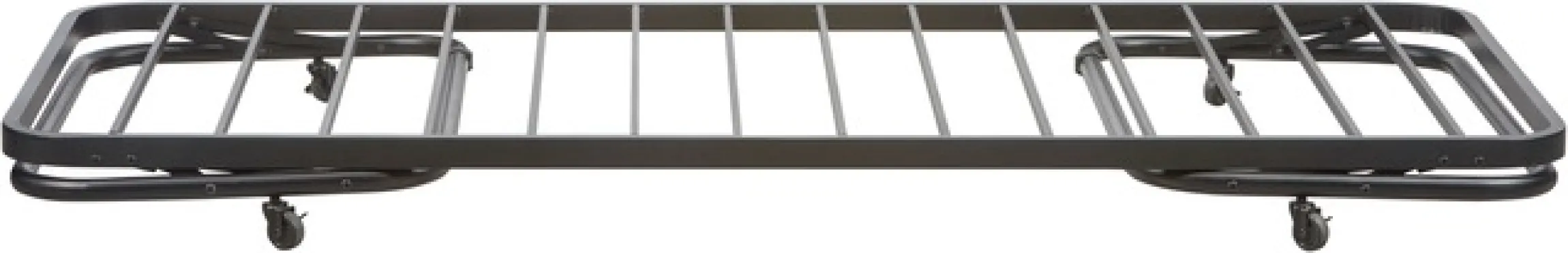 WOOOD Bettgestell »Lucy Metallrahmen pulverbeschichtet zusammenklappbar, 206 x 96 x 57 cm« Eingeklappt 30 cm hoch, Tragkraft 150 kg, Matratzenmaß 90x200 cm