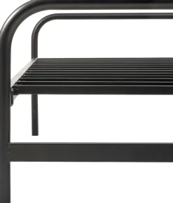 WOOOD Bettgestell »Lucy Metallrahmen pulverbeschichtet zusammenklappbar, 206 x 96 x 57 cm« Eingeklappt 30 cm hoch, Tragkraft 150 kg, Matratzenmaß 90x200 cm