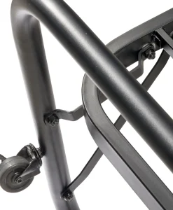 WOOOD Bettgestell »Lucy Metallrahmen pulverbeschichtet zusammenklappbar, 206 x 96 x 57 cm« Eingeklappt 30 cm hoch, Tragkraft 150 kg, Matratzenmaß 90x200 cm