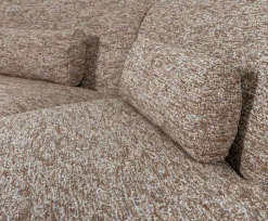 WOOOD Big-Sofa »Batavier 6-Sitzer Melange-Webstoff halbrunde Form B320 x T176 x H74 cm« 6-Sitzer,Tragkraft 480 kg gesamt, Ausgezeichnete Verschleißfestigkeit