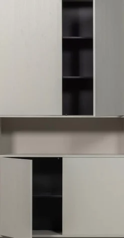 WOOOD Buffet »Finca FSC®-Kiefernholz mit Druckmechanismus, H 210 x B 110 x T 40 cm« Tragkraft 10 kg pro Boden, schwebende Optik, sichtbare maserung