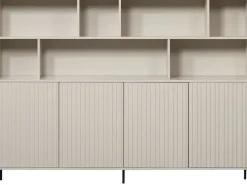 WOOOD Buffet »Gravu« New Gravure Hängeschrank, FSC-Kiefer bietet Stauraum und Präsentation
