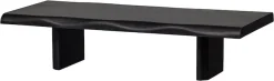 WOOOD Couchtisch »Cali mit organisch geformter Tischplatte aus mangoholz 120x55x28 cm« Tragkraft 45 kg, für den Innenbereich, pflegeleichte Oberfläche