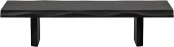WOOOD Couchtisch »Cali mit organisch geformter Tischplatte aus mangoholz 120x55x28 cm« Tragkraft 45 kg, für den Innenbereich, pflegeleichte Oberfläche
