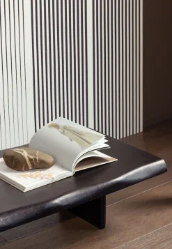 WOOOD Couchtisch »Cali mit organisch geformter Tischplatte aus mangoholz 120x55x28 cm« Tragkraft 45 kg, für den Innenbereich, pflegeleichte Oberfläche