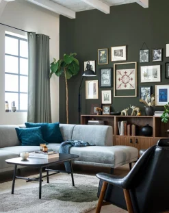 WOOOD Couchtisch »Elegance mit Massivmangoholz und Metallgestell B 100 x T 60 x H 43 cm« Tischblattdicke 3 cm, Querstange zur Verstärkung, Metallgestell Ø 3 cm