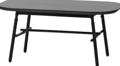 WOOOD Couchtisch »Elegance mit Massivmangoholz und Metallgestell B 100 x T 60 x H 43 cm« Tischblattdicke 3 cm, Querstange zur Verstärkung, Metallgestell Ø 3 cm