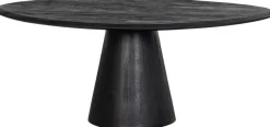 WOOOD Couchtisch »Posture aus Mangoholz mit organischer Platte und Standfuß 120x80x47 cm« Tragkraft 15 kg, Standfuß Ø 19–39 cm, Plattendicke 3 cm