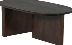 WOOOD Couchtisch »Seam mit Massivmangoholz und organischem Beindesign 110x60x40 cm« Tischblattdicke 2,5 cm, konische Beine von 7 cm, Tragkraft 40 kg