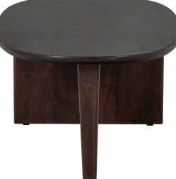 WOOOD Couchtisch »Seam mit Massivmangoholz und organischem Beindesign 110x60x40 cm« Tischblattdicke 2,5 cm, konische Beine von 7 cm, Tragkraft 40 kg