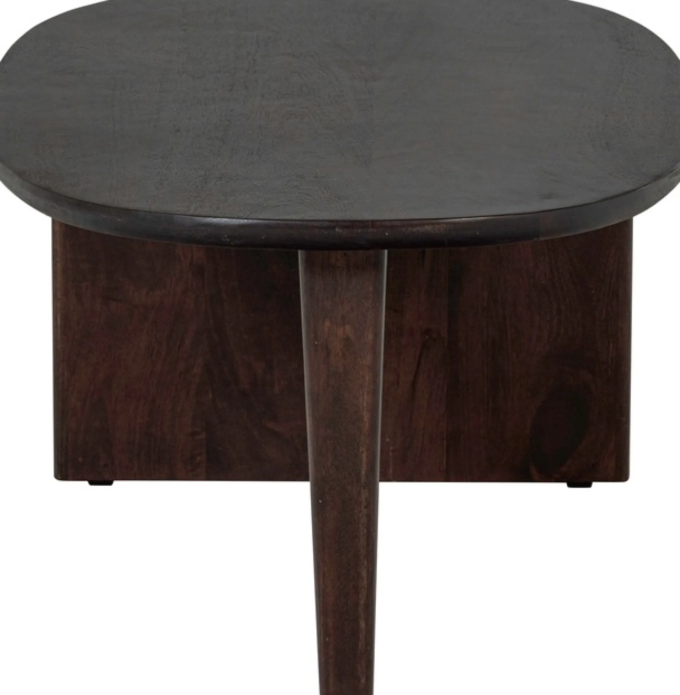 WOOOD Couchtisch »Seam mit Massivmangoholz und organischem Beindesign 110x60x40 cm« Tischblattdicke 2,5 cm, konische Beine von 7 cm, Tragkraft 40 kg