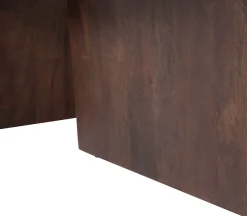 WOOOD Couchtisch »Seam mit Massivmangoholz und organischem Beindesign 110x60x40 cm« Tischblattdicke 2,5 cm, konische Beine von 7 cm, Tragkraft 40 kg