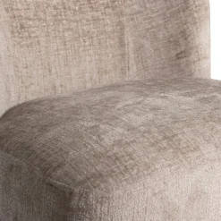 WOOOD Drehsessel »Atty mit struktur-Velvetbezug und Drehmechanismus B 74 x T 65 x H 75cm« Sehr hohe Verschleißfestigkeit, montiert geliefert, Tragkraft 120 kg