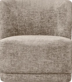 WOOOD Drehsessel »Atty mit struktur-Velvetbezug und Drehmechanismus B 74 x T 65 x H 75cm« Sehr hohe Verschleißfestigkeit, montiert geliefert, Tragkraft 120 kg