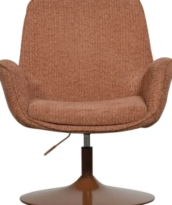 WOOOD Drehsessel »Marten mit Nova-Gewebtem Bezug höhenverstellbar B 79 x T 76 x H 91 cm« Tragkraft 120 kg, Sehr hohe Verschleißfestigkeit, Armlehnen integriert