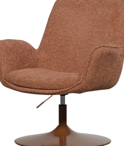 WOOOD Drehsessel »Marten mit Nova-Gewebtem Bezug höhenverstellbar B 79 x T 76 x H 91 cm« Tragkraft 120 kg, Sehr hohe Verschleißfestigkeit, Armlehnen integriert