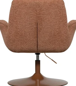 WOOOD Drehsessel »Marten mit Nova-Gewebtem Bezug höhenverstellbar B 79 x T 76 x H 91 cm« Tragkraft 120 kg, Sehr hohe Verschleißfestigkeit, Armlehnen integriert