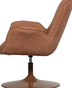 WOOOD Drehsessel »Marten mit Nova-Gewebtem Bezug höhenverstellbar B 79 x T 76 x H 91 cm« Tragkraft 120 kg, Sehr hohe Verschleißfestigkeit, Armlehnen integriert