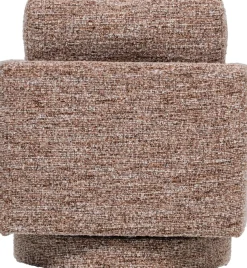WOOOD Drehsessel »Oska mit Sizz-Melange-Bezug und Drehmechanismus B 78 x T 79 x H 64 cm« Tragkraft 130 kg, Hohe Verschleißfestigkeit, Armlehnen integriert