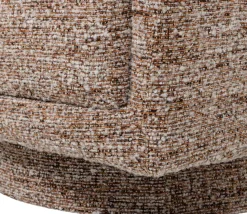 WOOOD Drehsessel »Oska mit Sizz-Melange-Bezug und Drehmechanismus B 78 x T 79 x H 64 cm« Tragkraft 130 kg, Hohe Verschleißfestigkeit, Armlehnen integriert